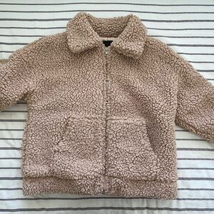 Forever 21 teddy bear jacket.